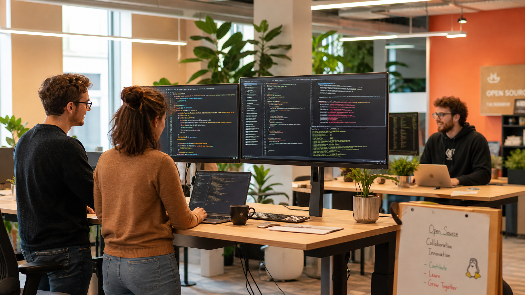 Espace de travail collaboratif avec solutions Open Source